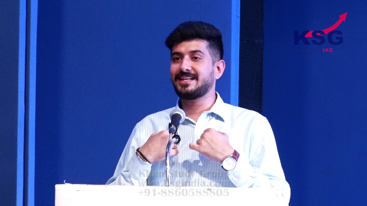 Jay Shivani, AIR 81 UPSC CSE 18, Indore Seminar, June 2019, KSG India