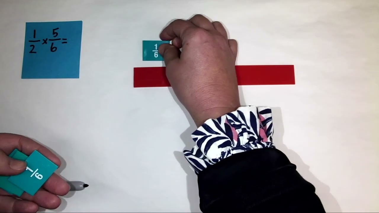 SPIRAL Multiplication of Fractions with Fraction Tiles