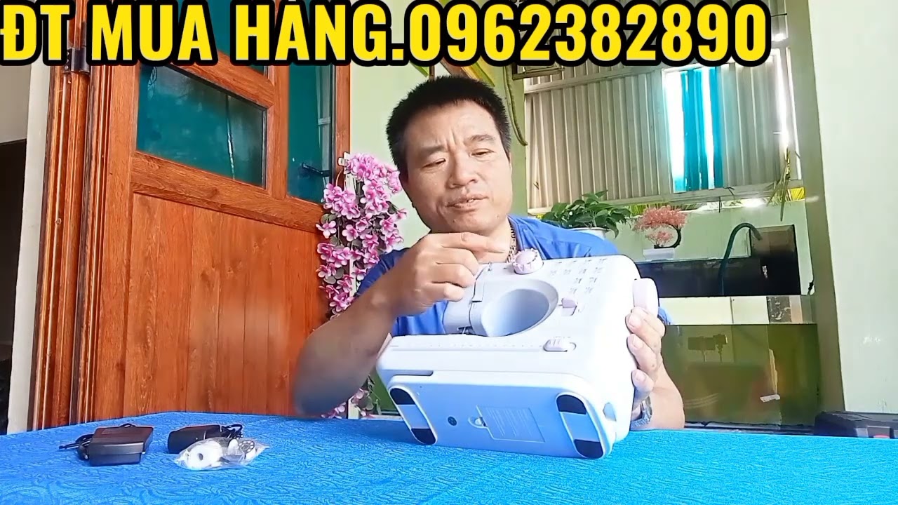 TEST HƯỚNG DẪN XỬ DỤNG MÁY MAY MINI GIA ĐÌNH 12 CHỨC NĂNG MAY 