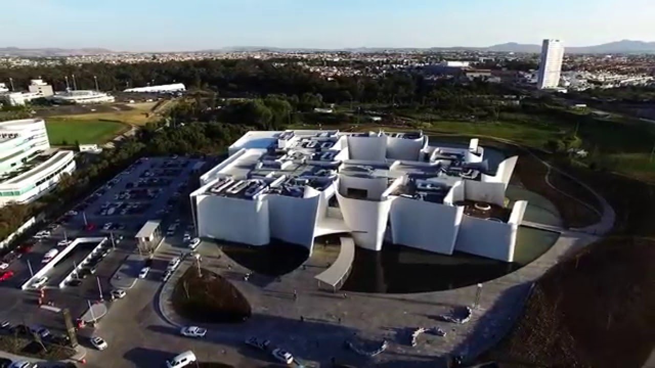 Museo Barroco Internacional Puebla, México. Drone Film.
