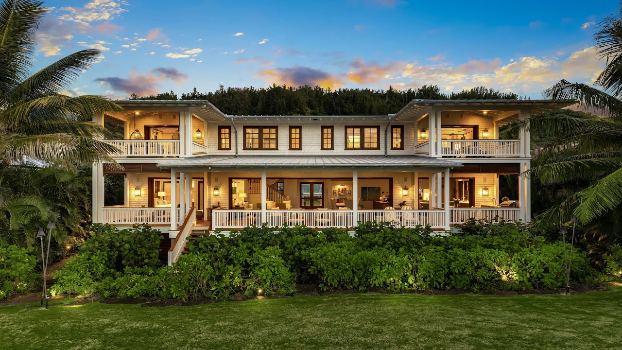 $10 Million Home on North Shore, Oahu, Hawaii - Home Tour
