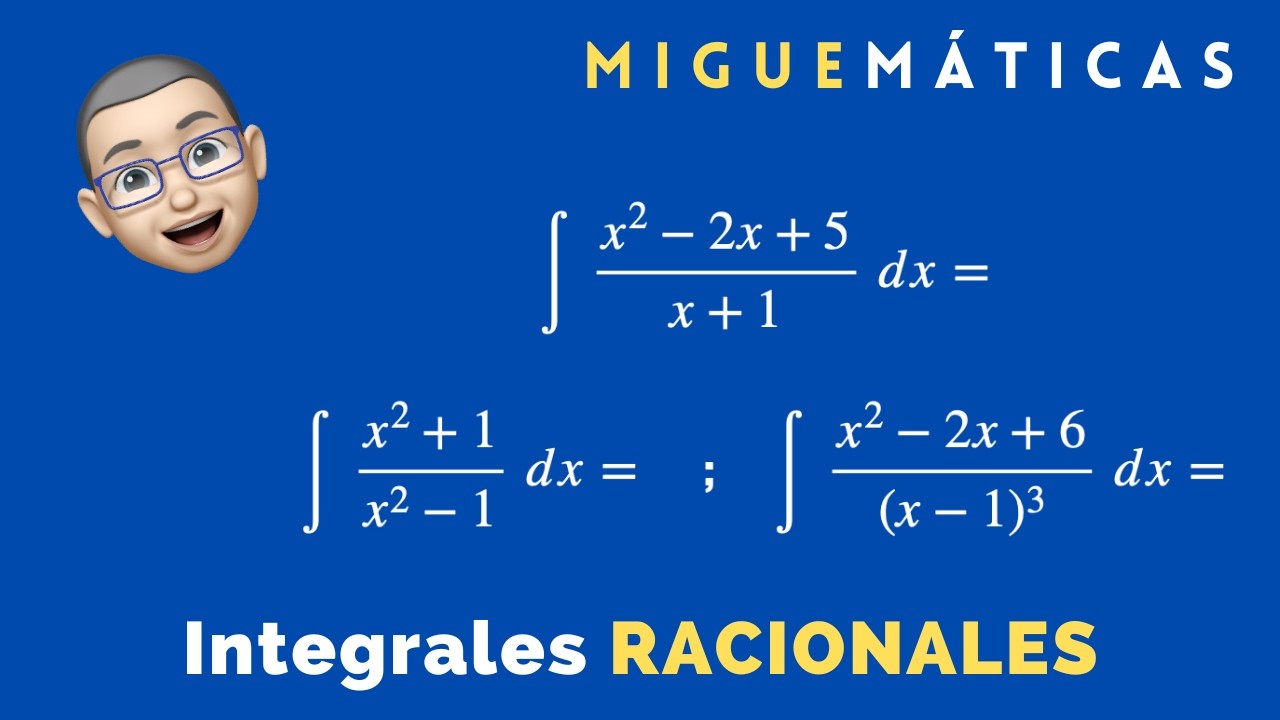 Integrales RACIONALES : 3 ejemplos que te salvarán de cualquier otra...