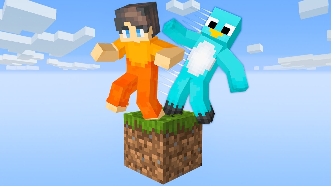 We&rsquo;re LOCKED in ONE BLOCK in Minecraft