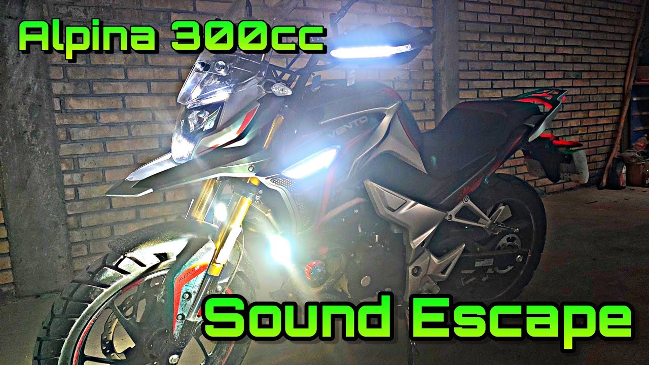#Sonido de Escape Vento Alpina 300cc!!