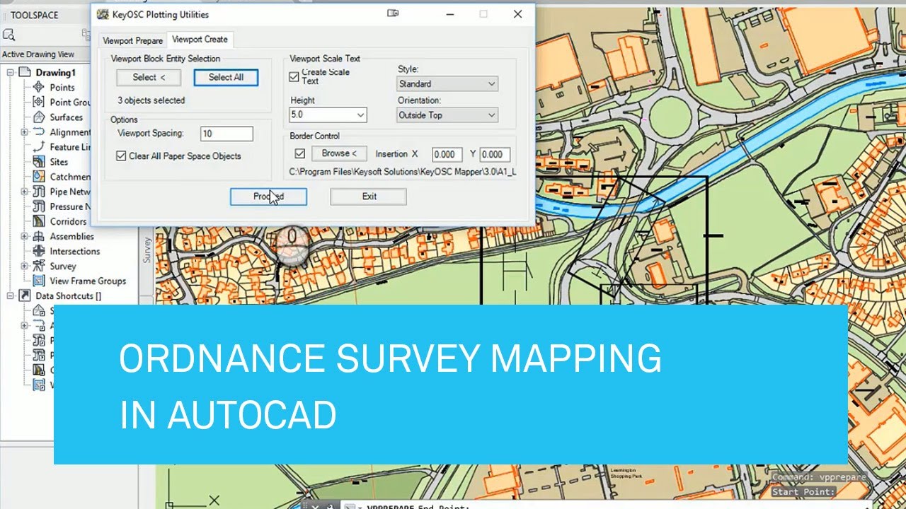 Ordnance Survey Mapping in AutoCAD - KeyOSC