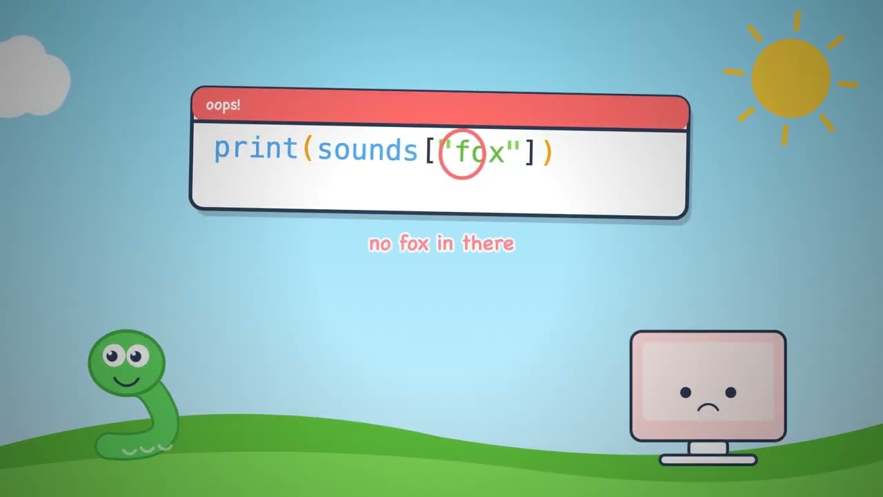 Python for Kids #088 &mdash; Looking Something Up | Square brackets look up a key
