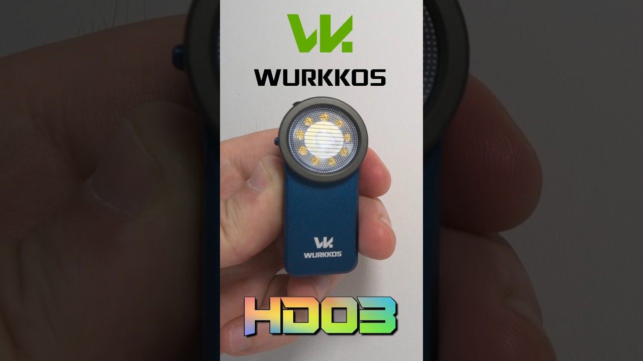 WURKKOS HD03 - Playful Monster!  #edcflashlight #funflashlight #wurkkoshd03 #flashlight #torch