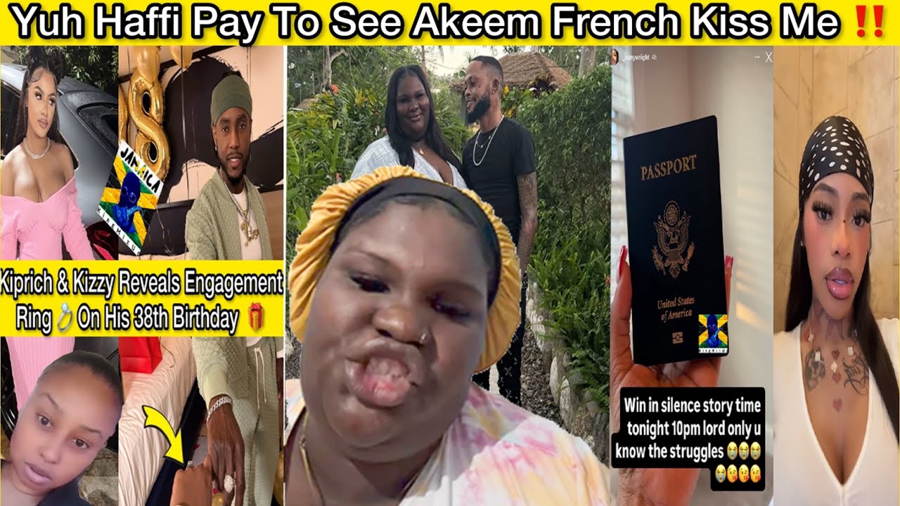 Kiprich Proposed To Kizzy & Miss Chin CRASHED OUT | Ivany  USA Passport | Rosealee Akeem Delusional
