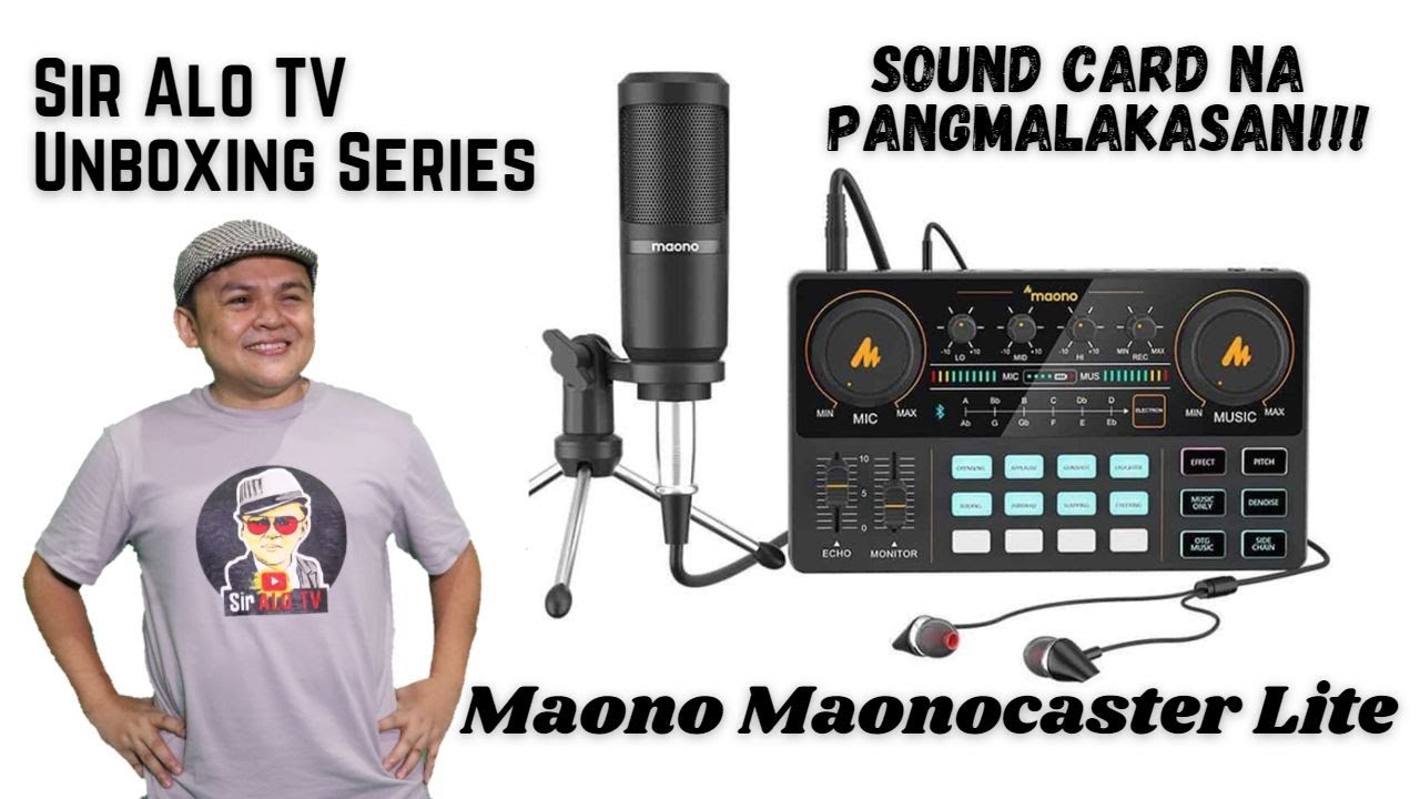 SIR ALO TV UNBOXING SERIES | Maono Maonocaster Lite AU-AM200 S1 Portable All-in-One