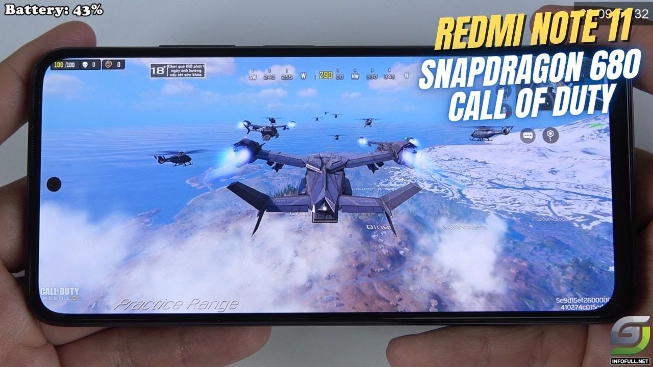 Xiaomi Redmi Note 11 test game Call of Duty Mobile CODM | Snapdragon 680