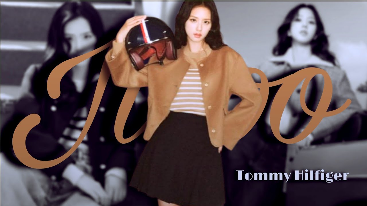 Jisoo in Tommy Hilfiger clips for edits (Twixtor Clips)