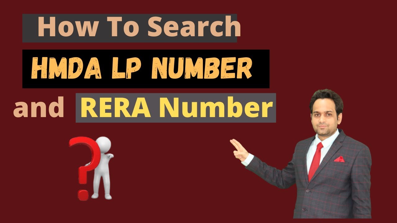 Как найти номер HMDA LP и номер RERA в агентстве недвижимости Хайдарабада