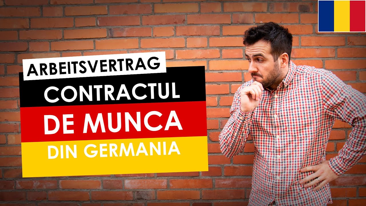 Contractul de Munca in Germania [ARBEITSVERTRAG] Angajat in Germania - Florin MR FLO Cutova -
