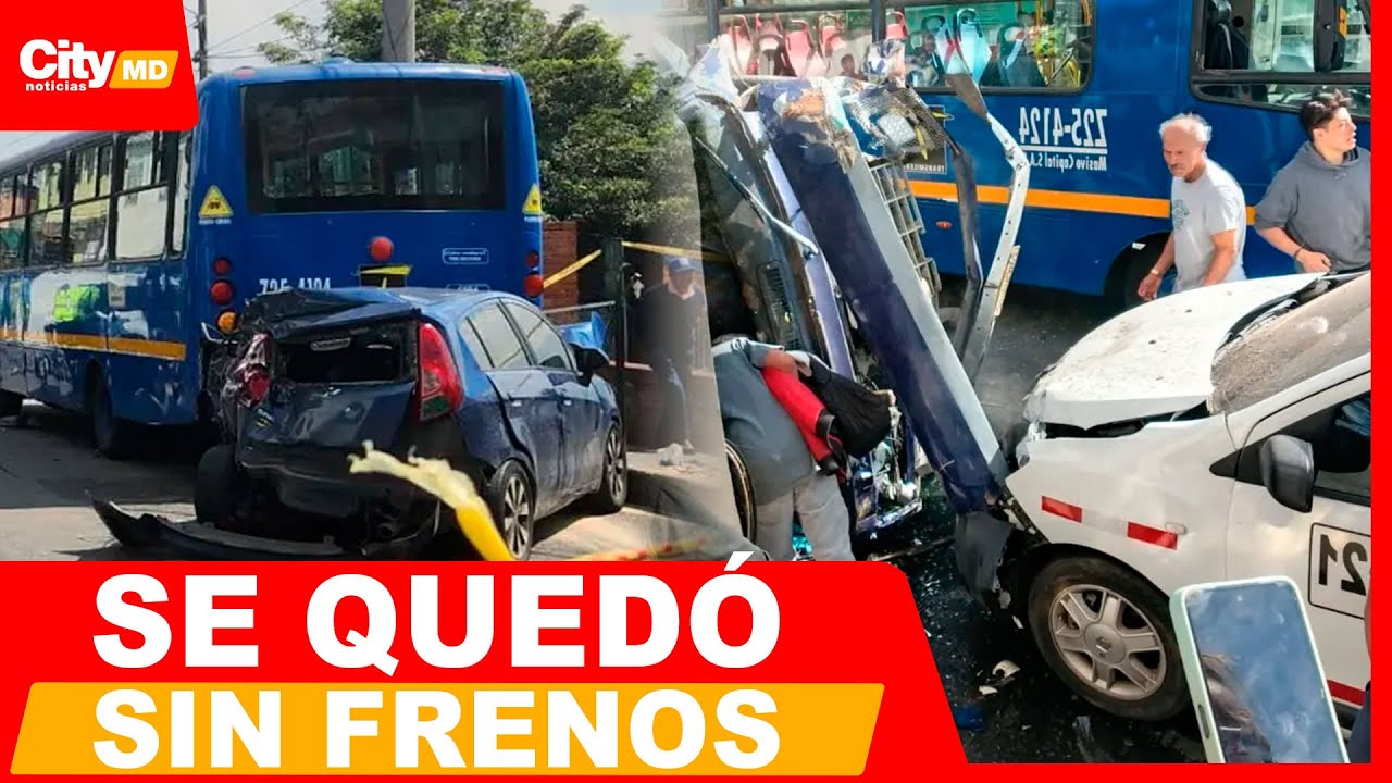 Accidente grave en Vista Hermosa: choque múltiple y un F4LL3ClD0 | City Noticias Medio Día