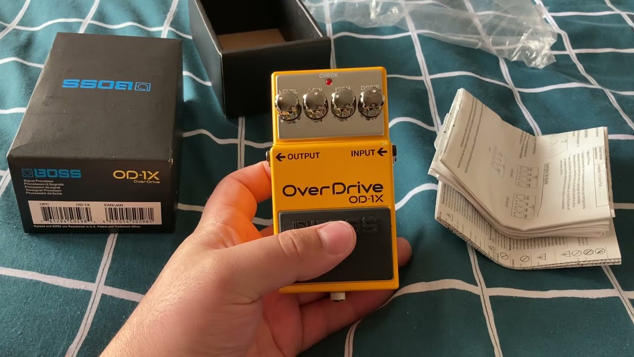 BOSS OD-1X Overdrive Pedal (honest review, mad Monday pedal day)