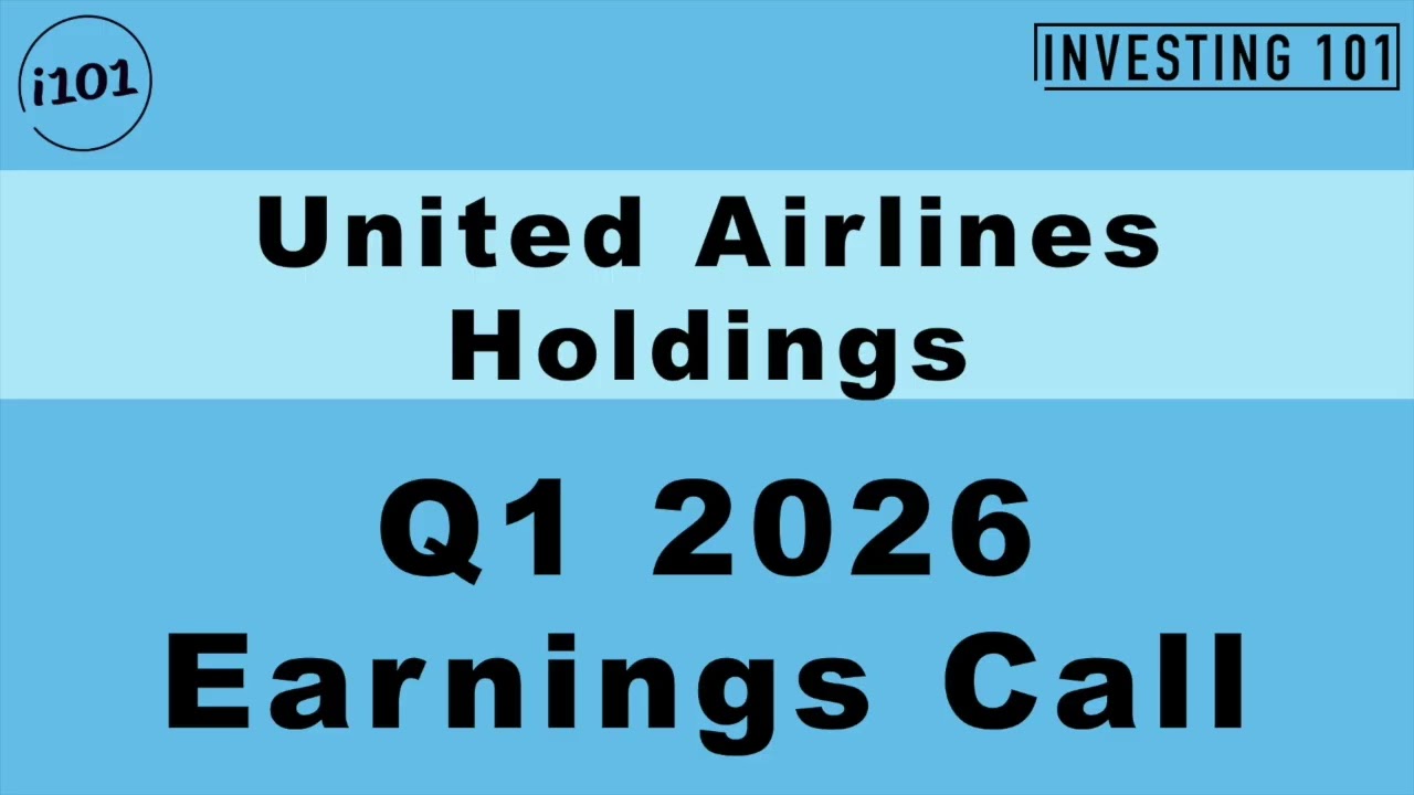 United Airlines Holdings Q1 2026 Earnings Call | Record Q1 Revenue As International Demand Surges.