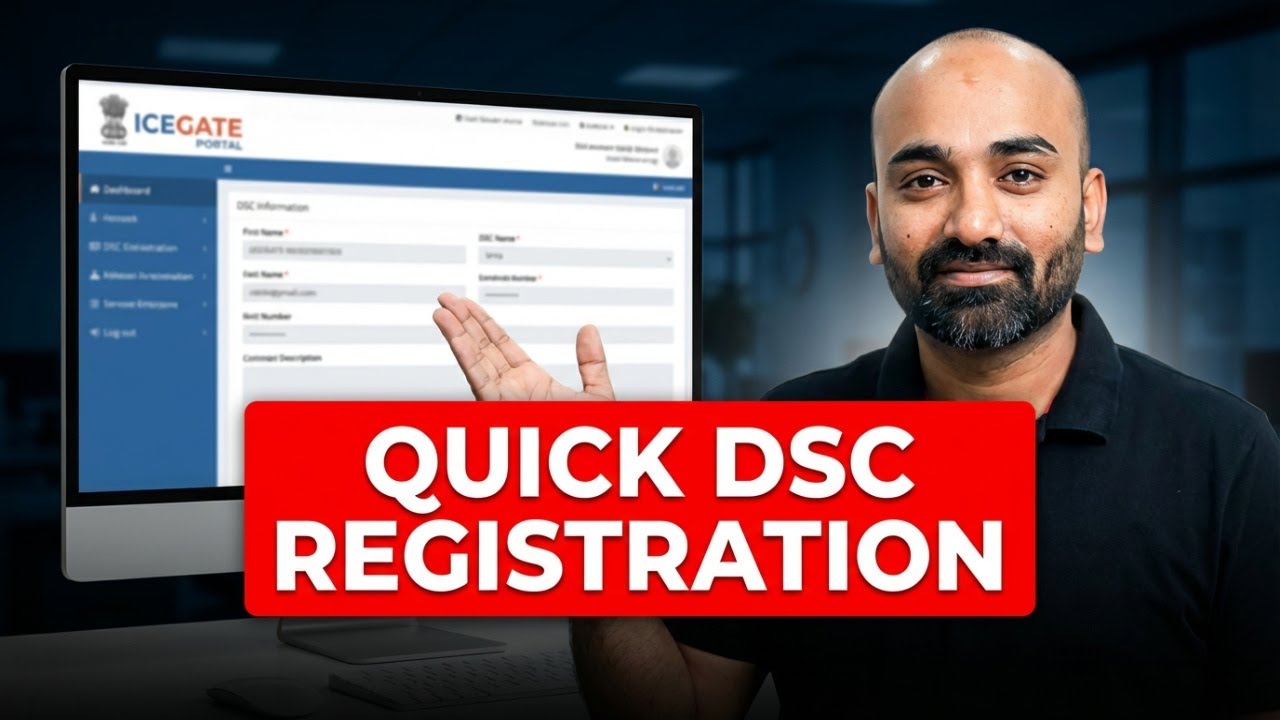 ICEGATE Digital Signature Registration 2025 | Step-by-Step DSC Setup & Error Fix