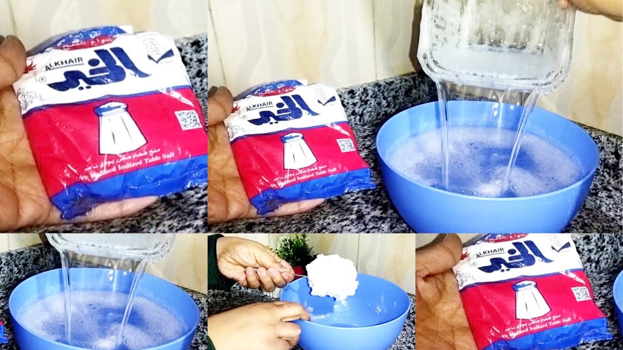 صابون سائل 👈بالملح فقط 🤔🤔بدون صودا كاويه ‼️ ولا صابون بلدي ‼️ولازيت مستعمل ‼️ ولا نشا ‼️