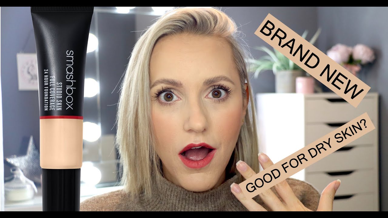 BRAND NEW SMASHBOX Studio Skin Full Coverage 24hr Review & Wear Test