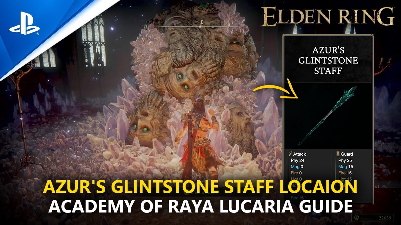 ELDEN RING | Azur's Glintstone Staff Location - Academy of Raya Lucaria Guide