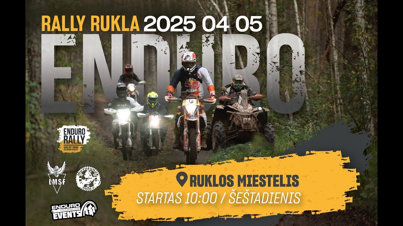 ENDURO RALLY &bdquo;RUKLA 2025&rdquo; oficialus video