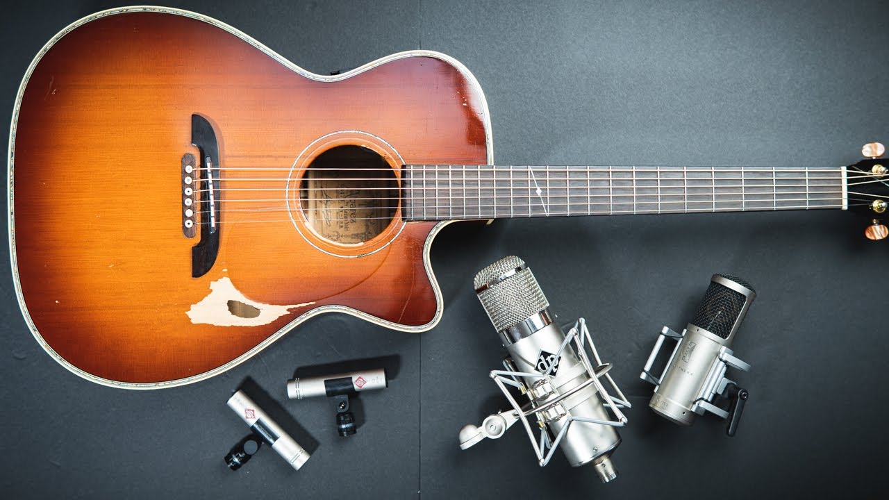 Recording ACOUSTIC GUITAR (tutorial)