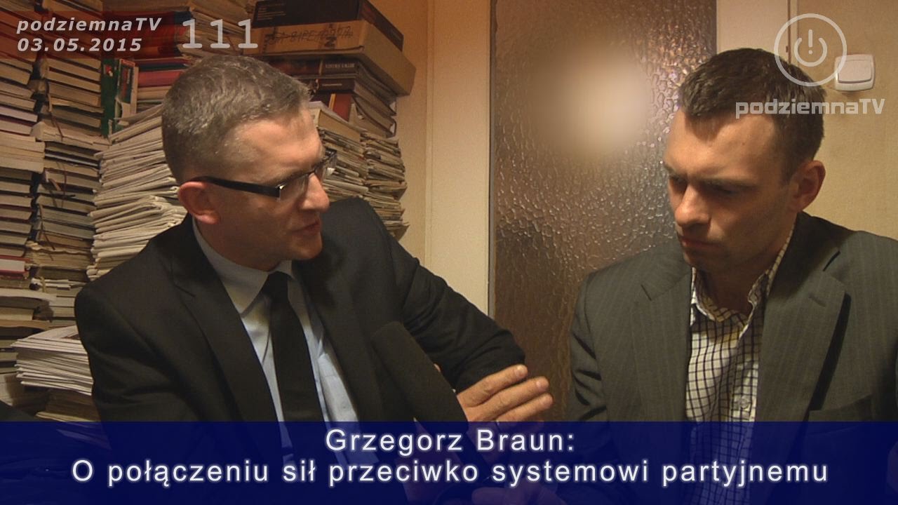 Wybory2015 Grzegorz Braun o pr&oacute;bie połączenia sił z innymi kandydatami na prezydenta #111
