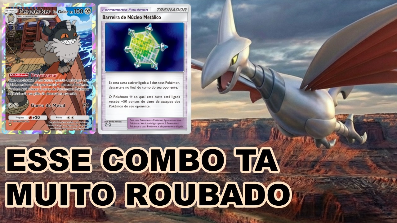 USANDO 6X A BARREIRA DE NÚCLEO METÁLICO. DECK DE SKARMORY EX - POKÉMON TCG POCKET