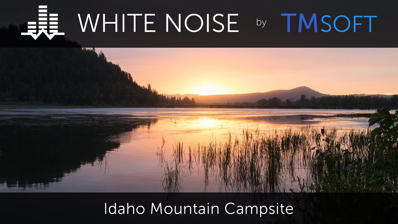 Idaho Mountain Campsite: Frogs, Crickets, and Owls - 10 Hour Sleep Sound - Black Screen