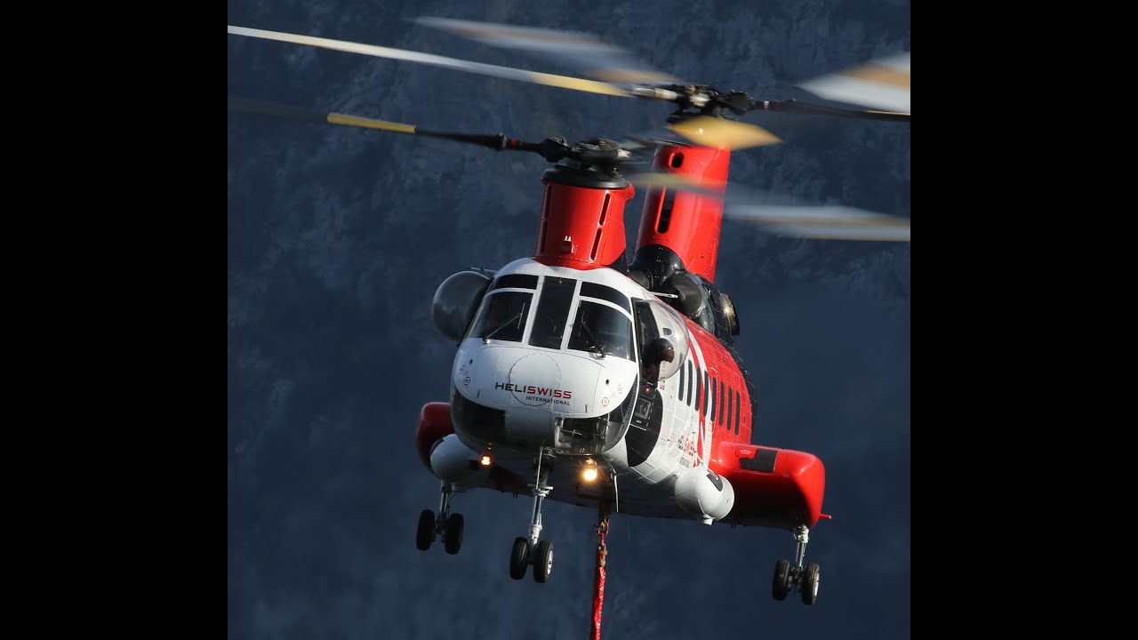 Columbia Vertol Heliswiss Logging Brunnital UR