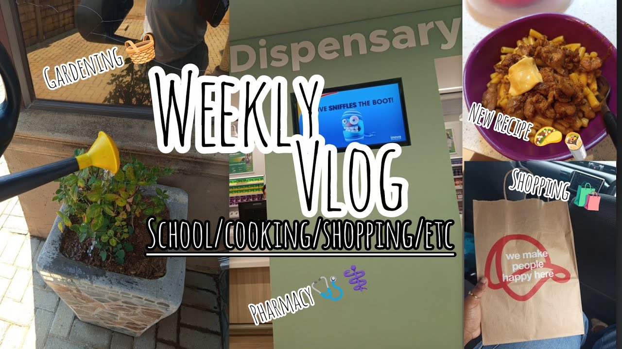 Weekly vlog as high school learner in South Africa🇿🇦/school/shopping/etc