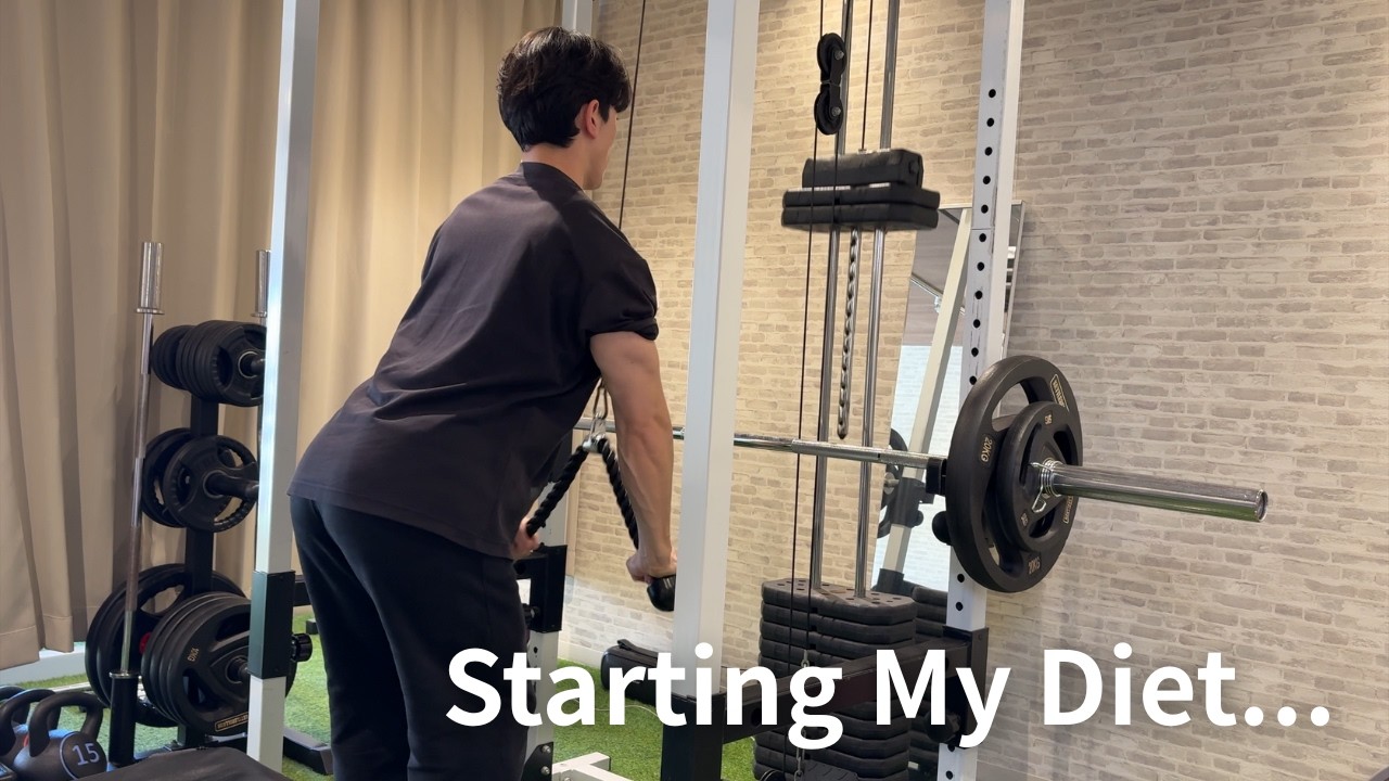 【Vlog】Day 1: 今日から夏に向けてダイエット開始。ちょっとした夜時間