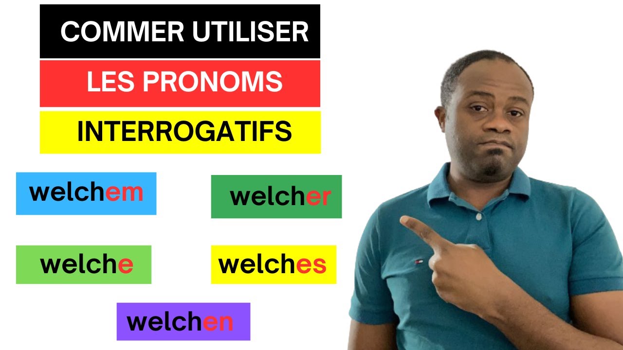 Comment utiliser les PRONOMS INTERROGATIFS en allemand