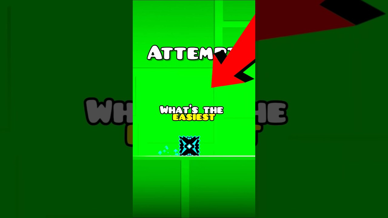 Самый простой уровень в Geometry Dash