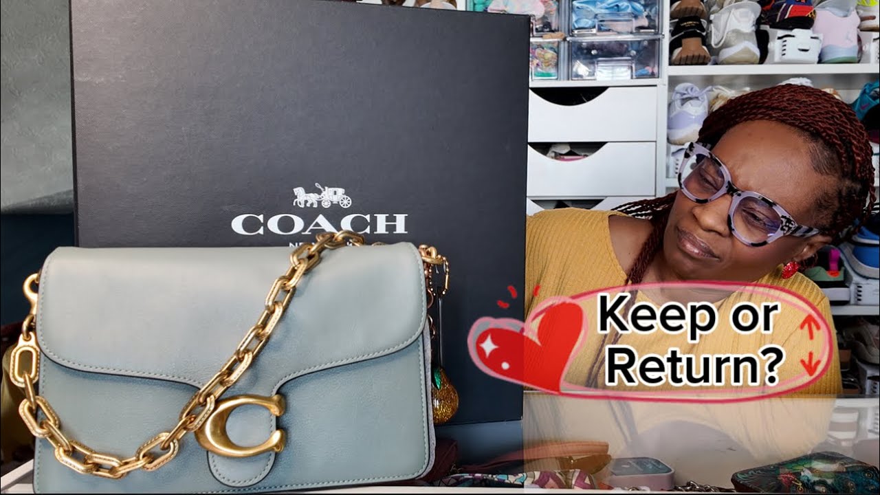 Распаковка сумки Coach Chain Tabby: & 🤨Оставить или вернуть? ⁉️Мое окончательное решение по повод...