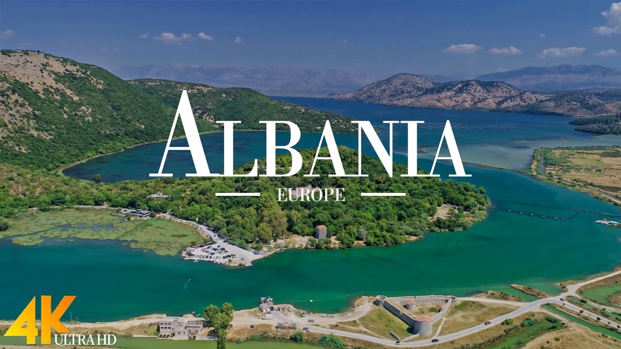 FLYING OVER ALBANIA ( 4K UHD ) • Stunning Footage, Scenic Relaxation Film with Calming Music