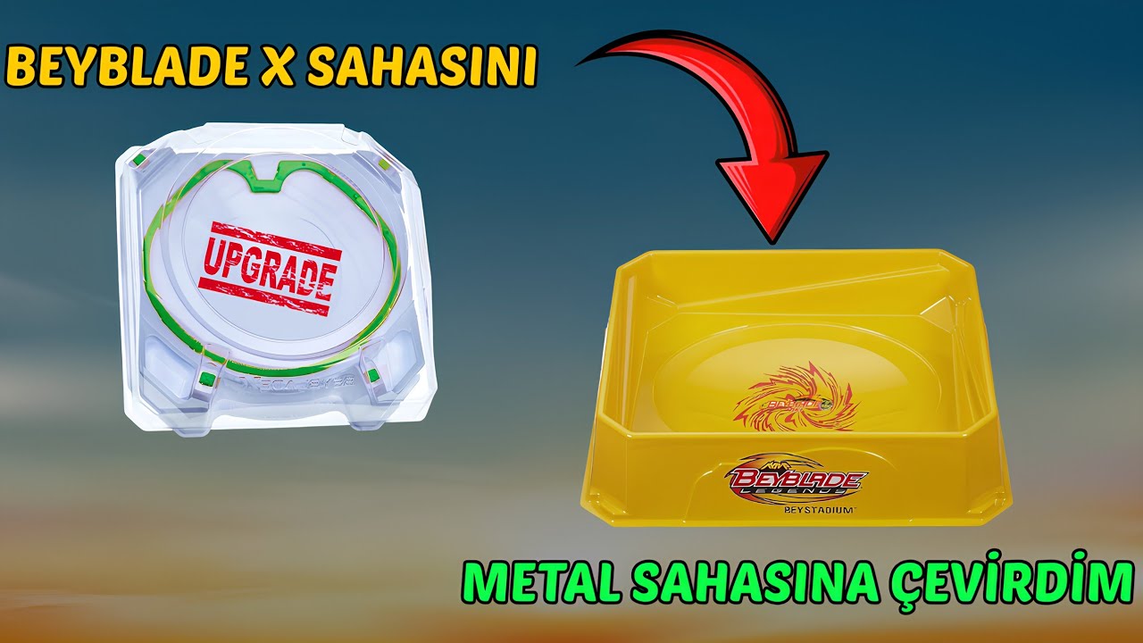 BEYBLADE X STADYUMUNU METAL SAHASINA ÇEVİRDİM | BAŞARILI OLDU MU??