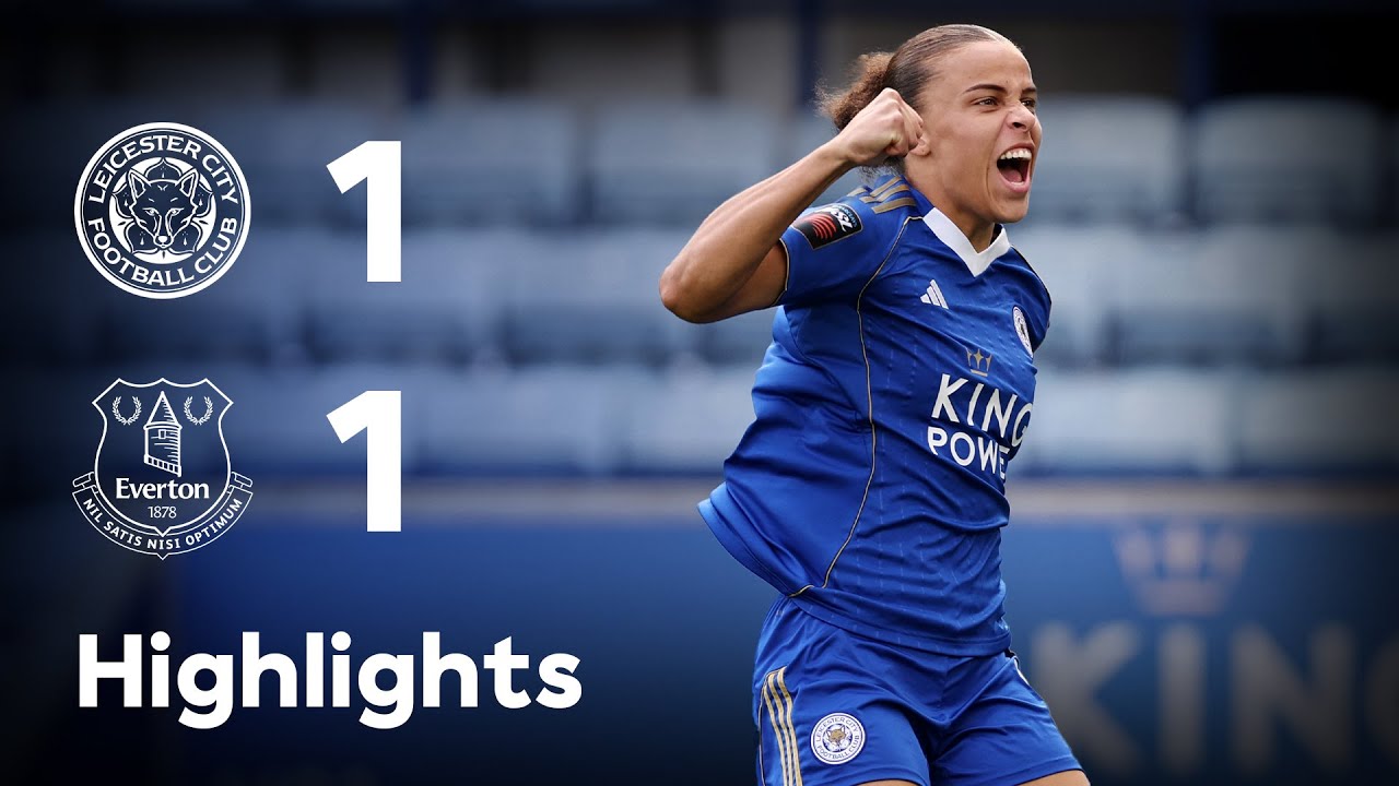 Удар Мушона принёс «Лестеру» очко! 🦊 | Женская команда LCFC — «Эвертон» 1:1 | Лучшие моменты WSL