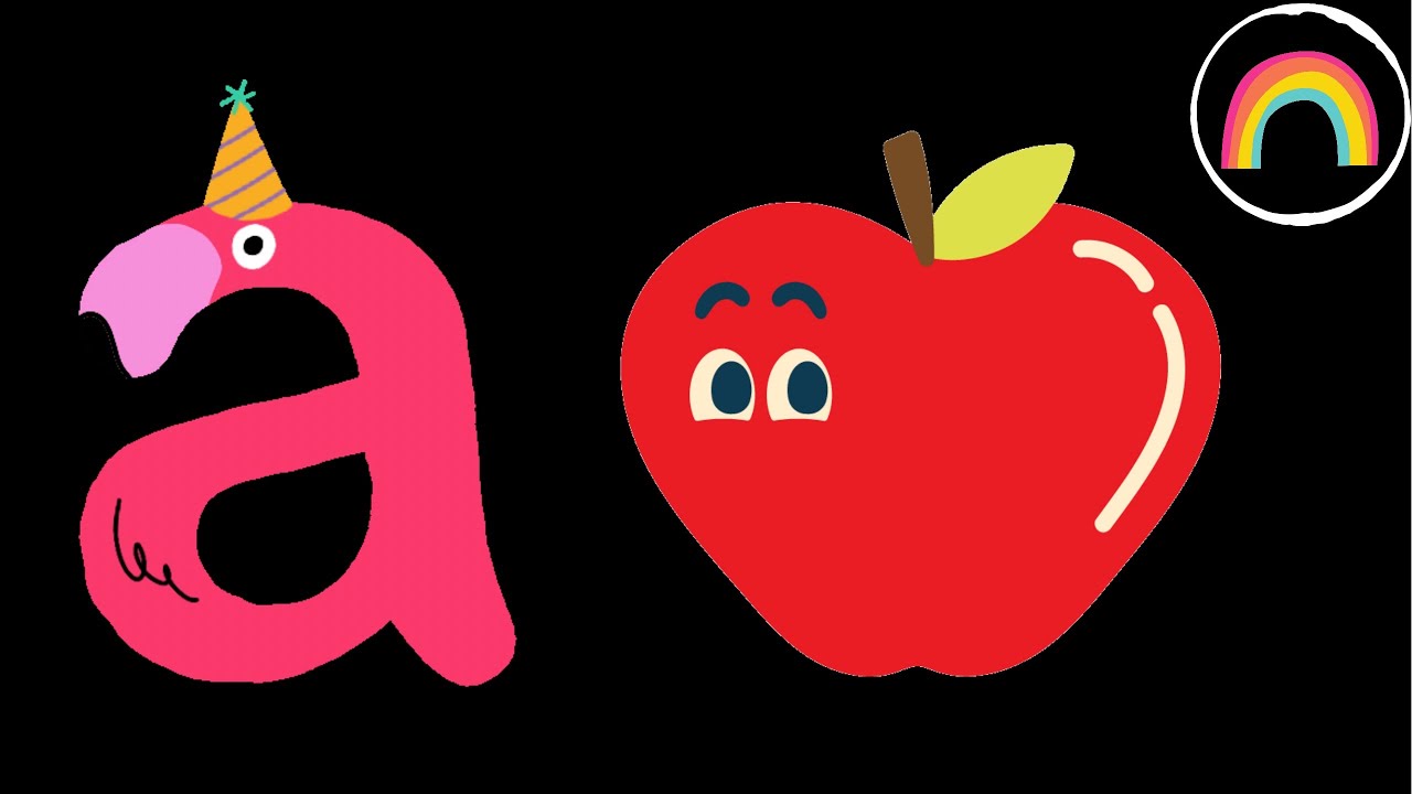 Learn ABC | Baby Sensory | High Contrast Baby Video | ABC Song | Visual Development | Baby Songs