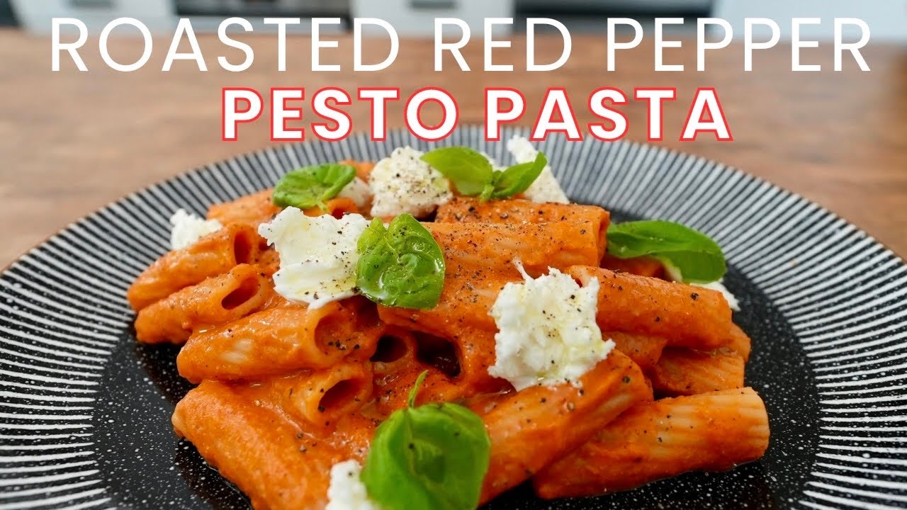 How To Make Red Pepper Pesto Pasta