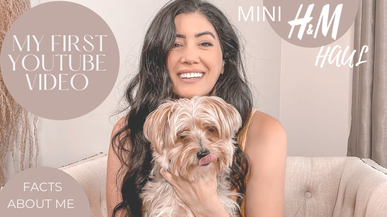 My FIRST YouTube Video [facts about me + mini H&M Haul] what is new at H&M this summer / Spring 2021