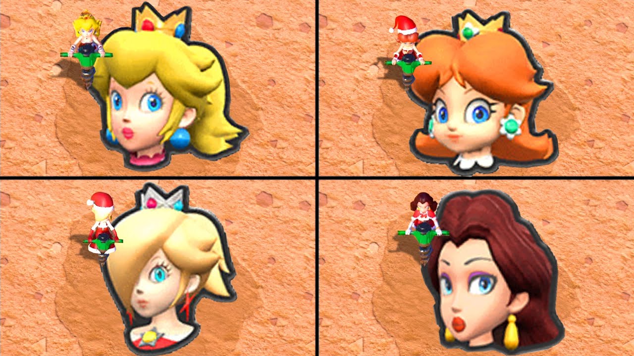 【マリオパーティスーパースターズ】すべてのミニゲーム 4人のプリンセス対決
