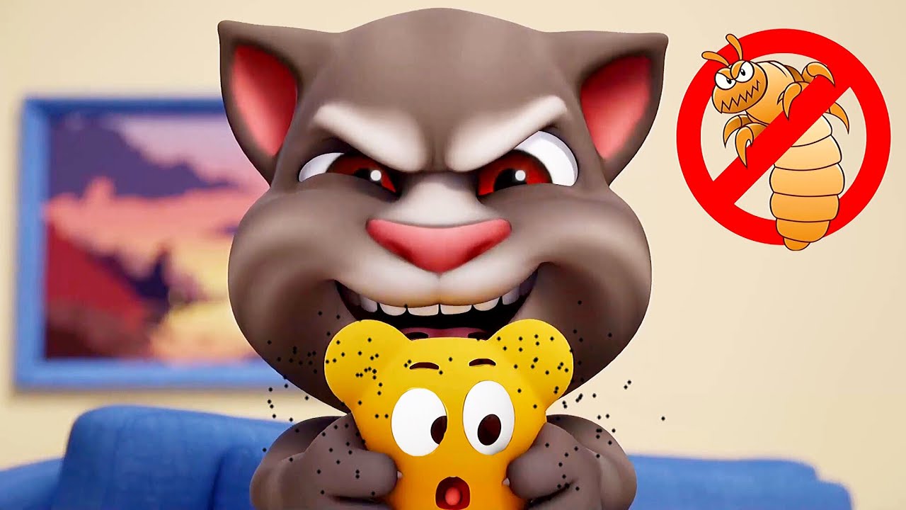 Talking Tom - Fleas, Fleas, Everywhere! | Funny Episodes for Girls | Toons Mania - English