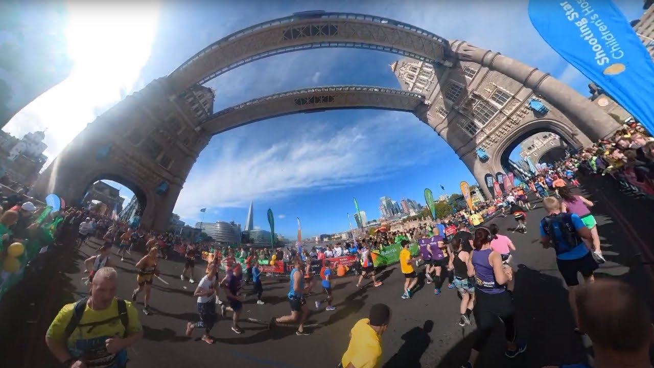 London Marathon 2022 with a 360 camera