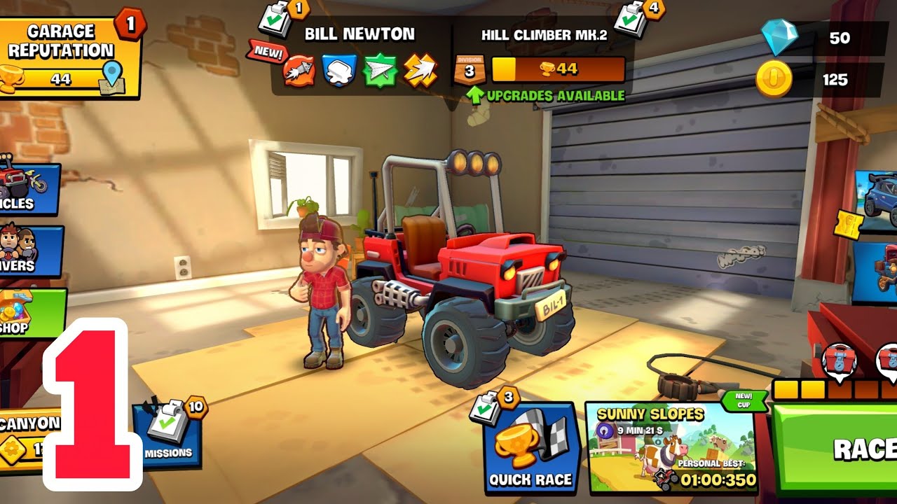 Hill Climb Racing 3 Gameplay Walkthrough Part 1 (Android, iOS)