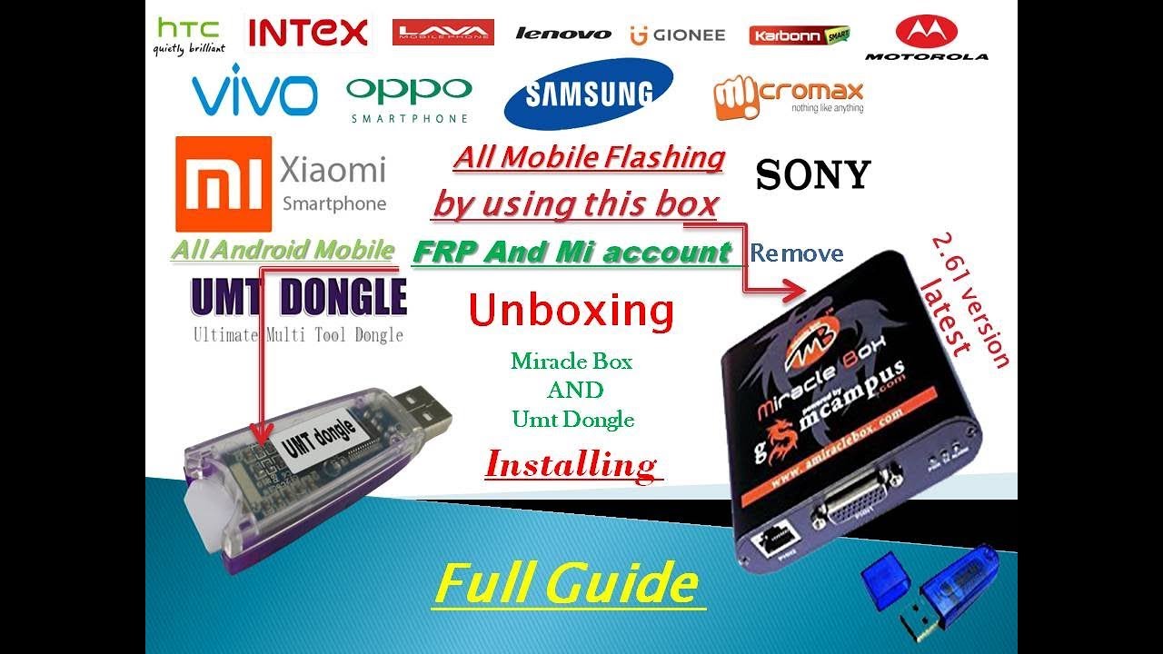 miracle box unboxing & umt dongle unboxing & installtion full Guide urdu tutorials/hindi tutorials
