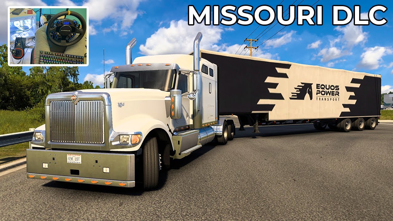 American Truck Simulator - Missouri DLC First Look | Steering Wheel Gameplay