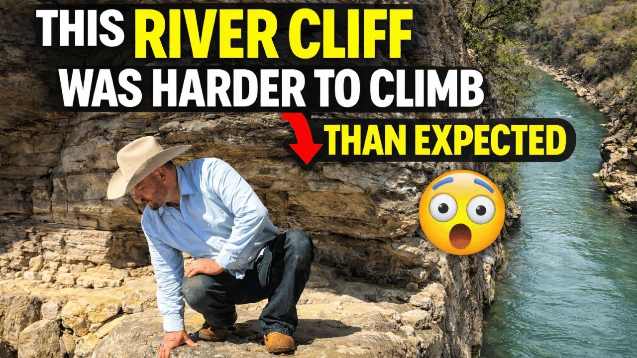 This River Cliff Was Harder to Climb Than Expected! Why did we do this?