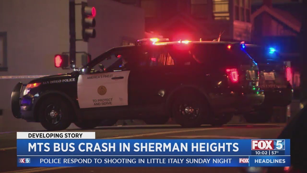 MTS Bus Crash In Sherman Heights