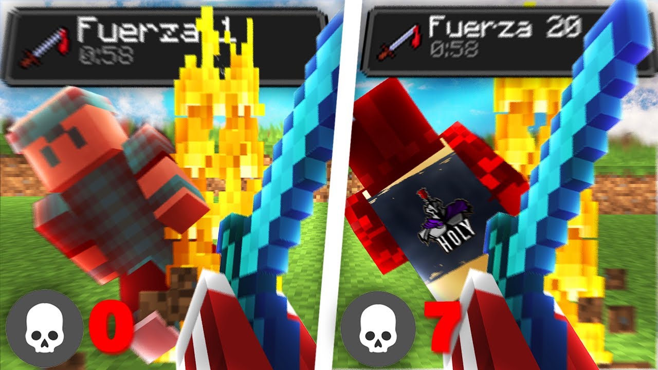 MINECRAFT HCF pero CADA KILL aumenta mi FUERZA...😈